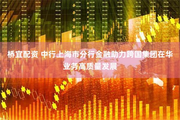 桥宜配资 中行上海市分行金融助力跨国集团在华业务高质量发展